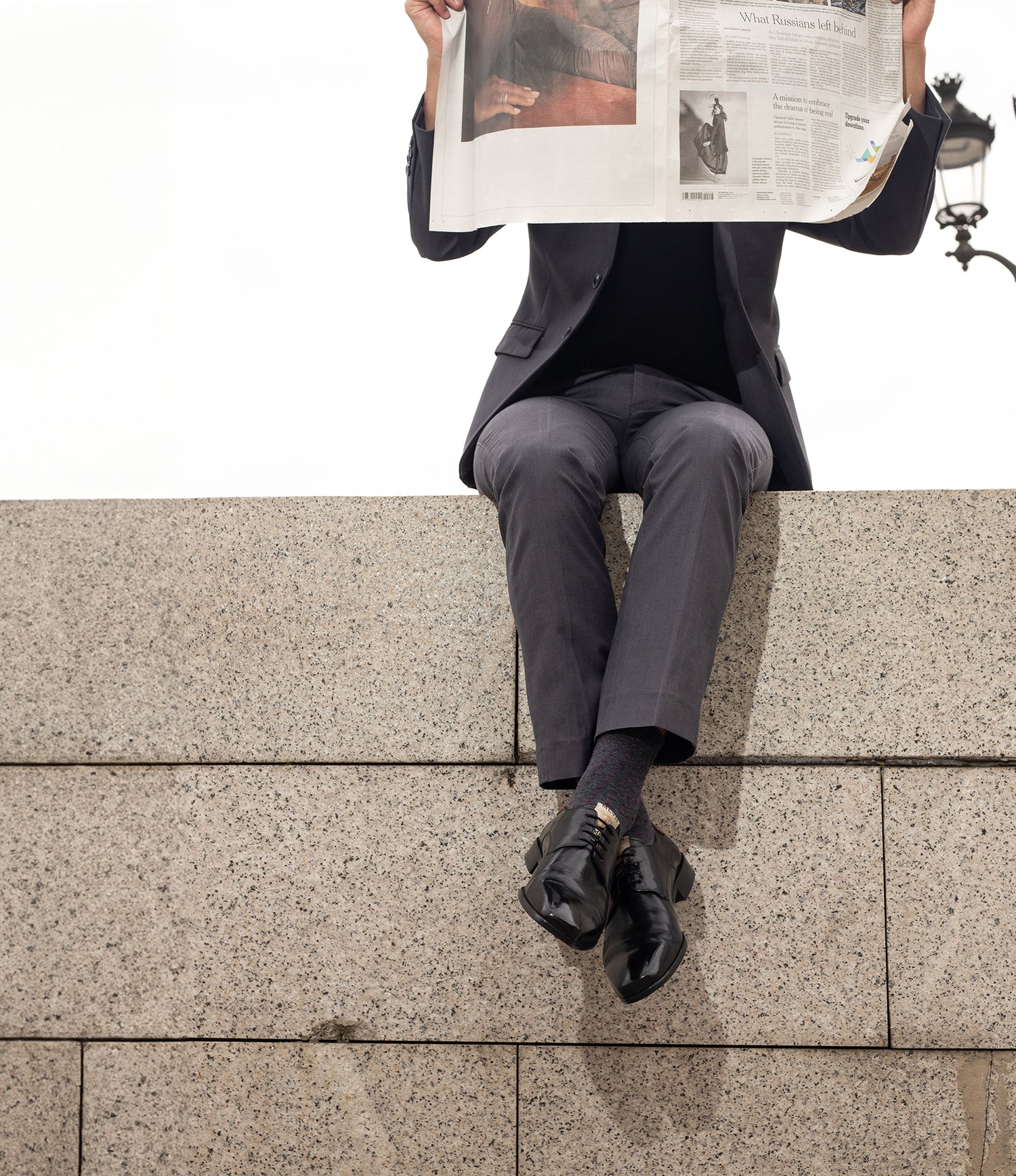 Derby z jednolitym noskiem Bond 1 Melvin & Hamilton