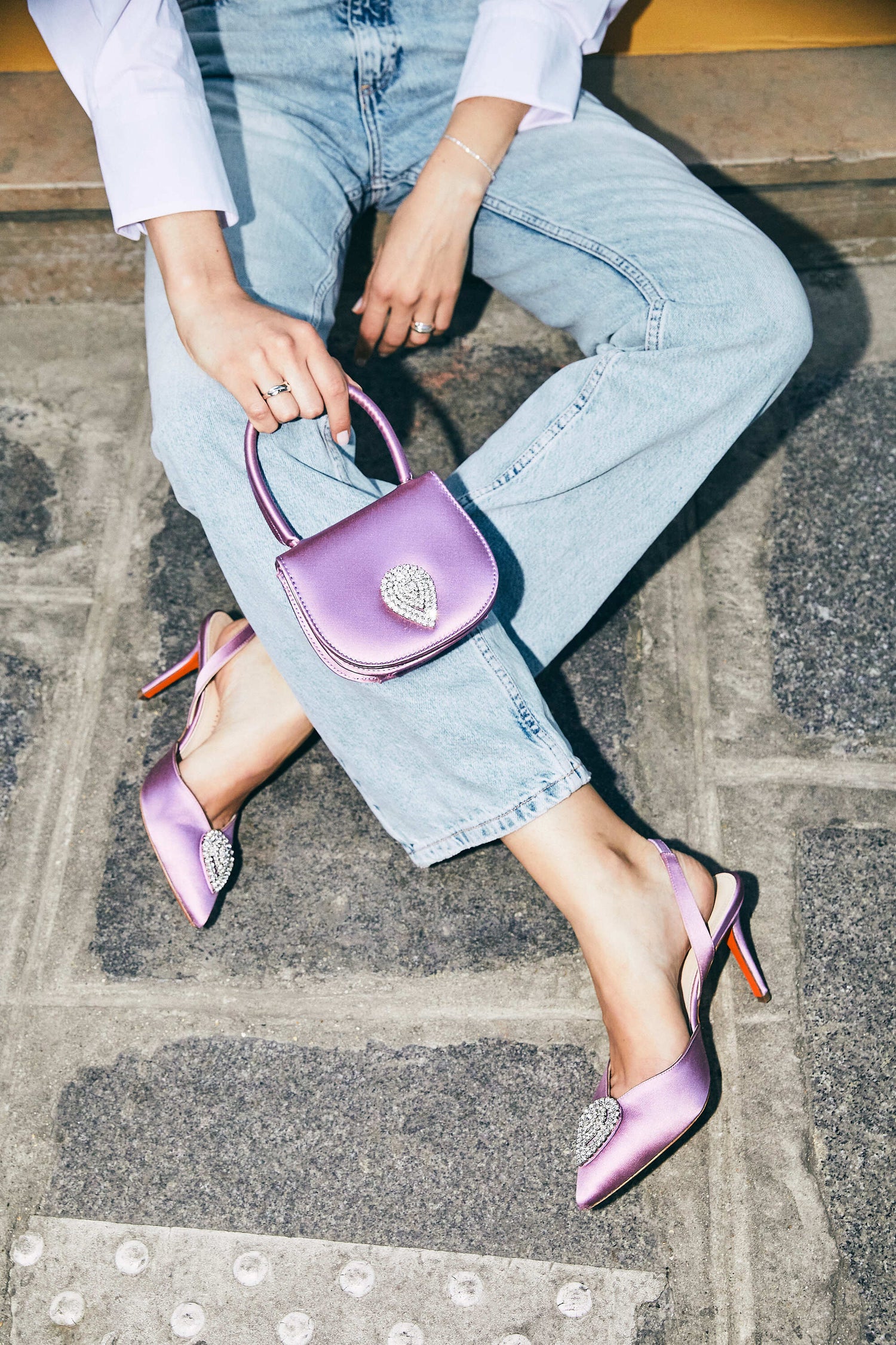 Szpilki Lisa 1 i torebka Viola Melvin & Hamilton x Fratelli Russo