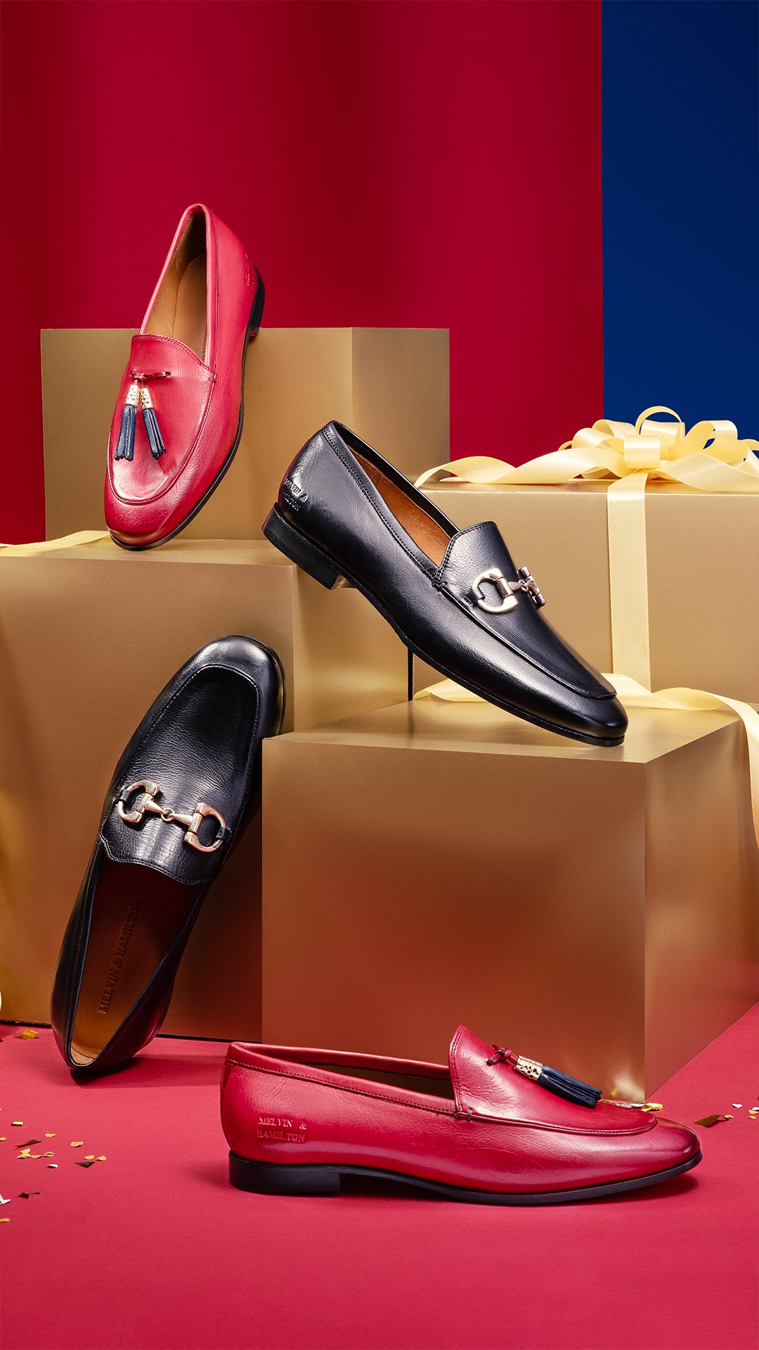 Damski loafer Scarlett 48 i męski loafer Clive 1 Melvin & Hamilton