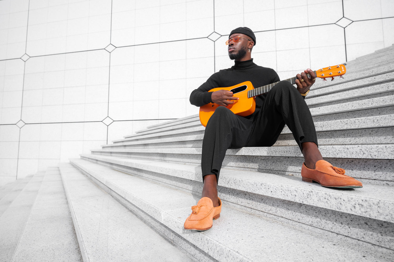 Męskie pomarańczowe mokasyny Melvin & Hamilton